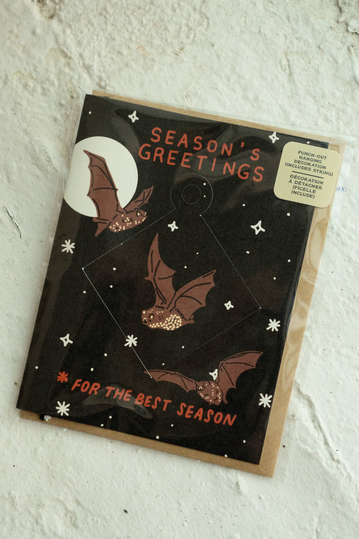 Spooky Season's Greetings - Punch-Out Ornament Card