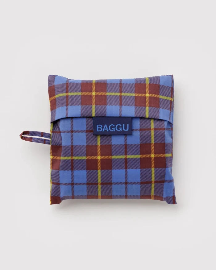 STANDARD BAGGU - BLUE TARTAN