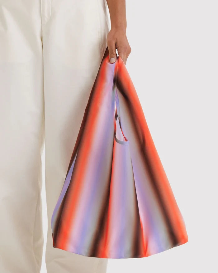 STANDARD BAGGU - GRADIENT STRIPE POPPY & LILAC
