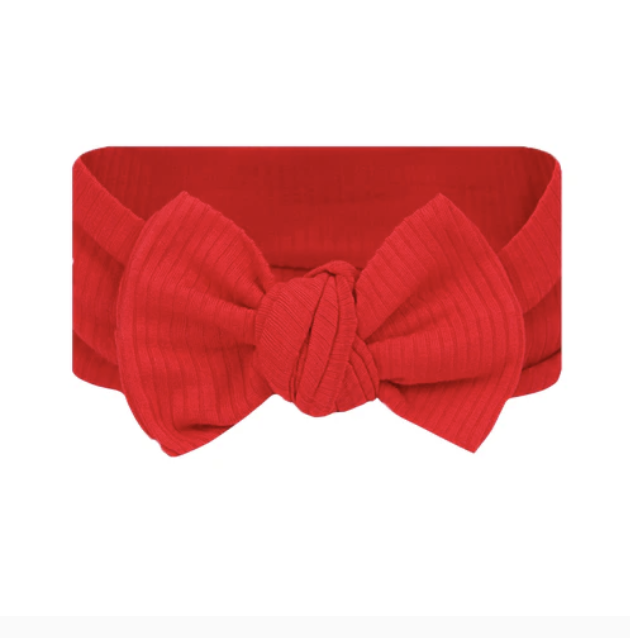 Sterling Ribbed Knotted Headband