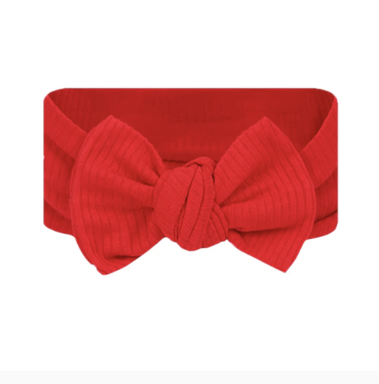 Sterling Ribbed Knotted Headband