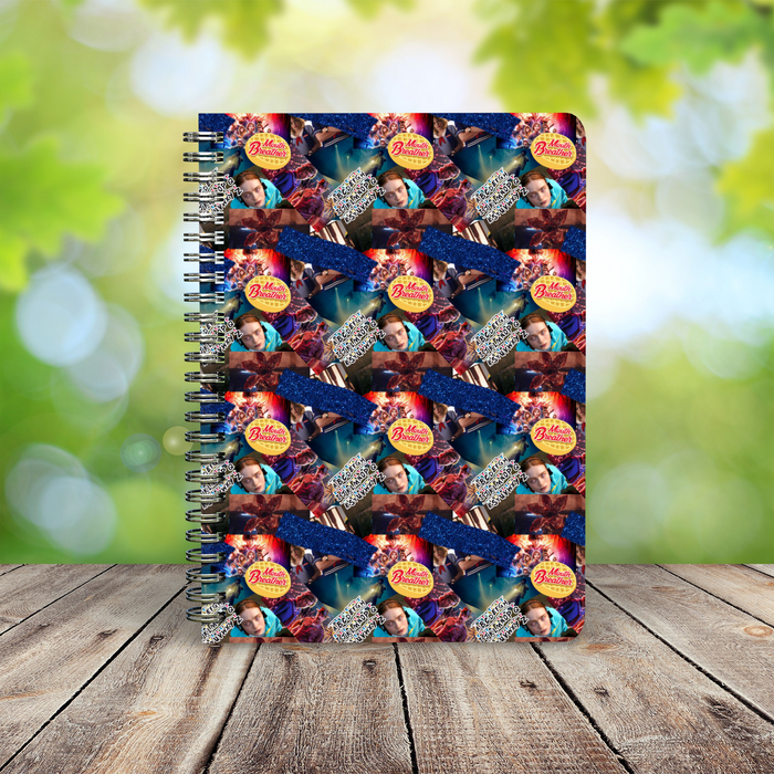 stranger things spiral notebook