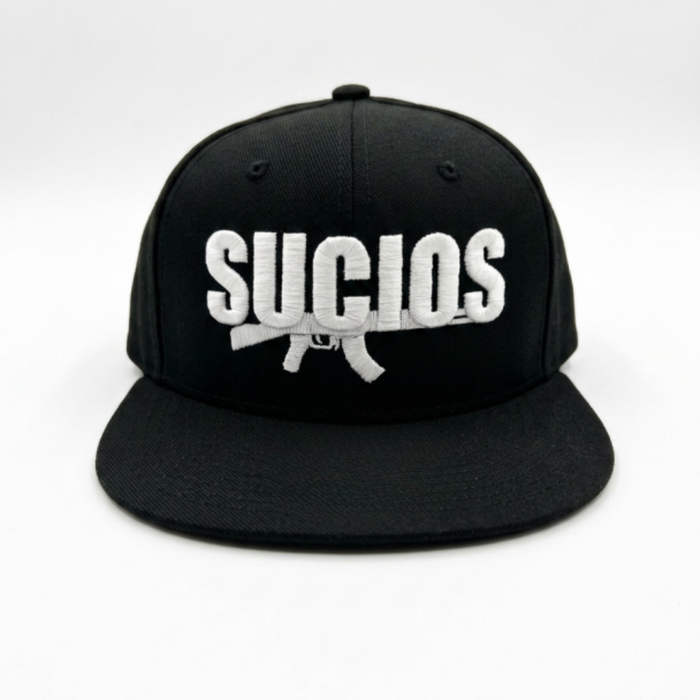 Sucios Original Logo Snapback Hat (Black)