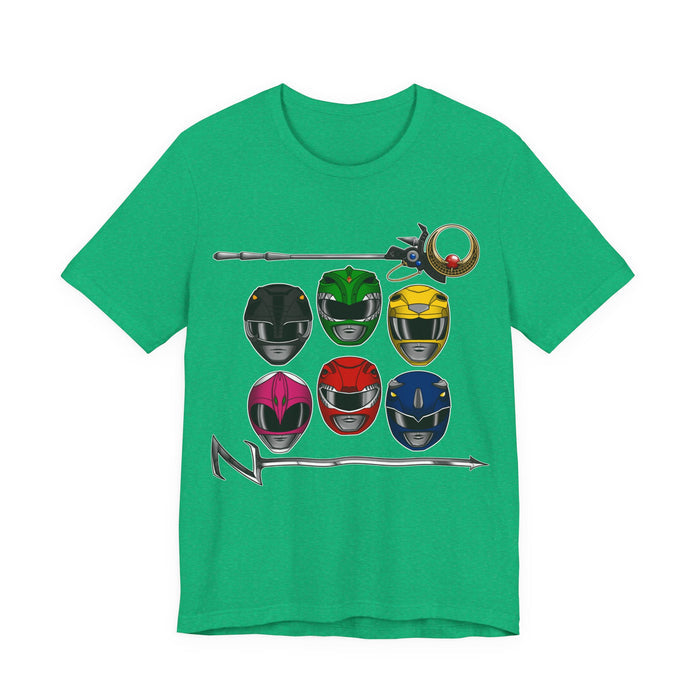 Teenagers with Attitude Tee Super Sentai T Shirt Custom Graphic Art Cosplay Shirts Rangers Retro Vintage 90s