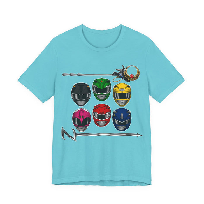 Teenagers with Attitude Tee Super Sentai T Shirt Custom Graphic Art Cosplay Shirts Rangers Retro Vintage 90s