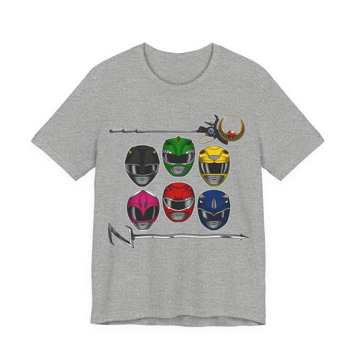 Teenagers with Attitude Tee Super Sentai T Shirt Custom Graphic Art Cosplay Shirts Rangers Retro Vintage 90s