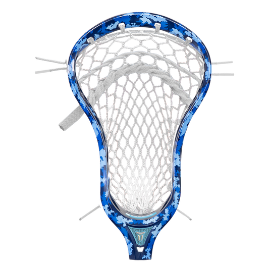 THRONE OMEN Blue Camo Lacrosse Head