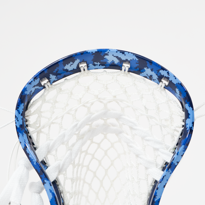 THRONE OMEN Blue Camo Lacrosse Head