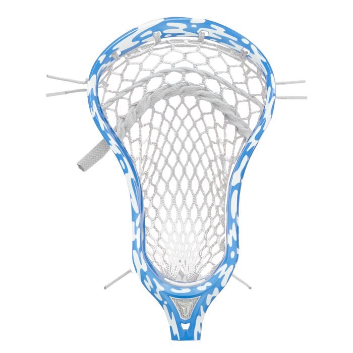 THRONE OMEN Blue Drip Dyed Lacrosse Head
