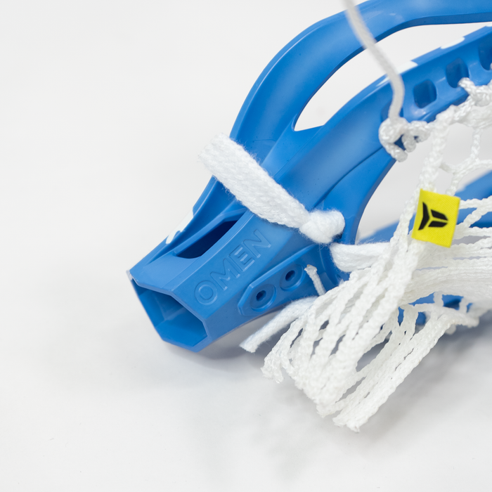 THRONE OMEN Blue Drip Dyed Lacrosse Head