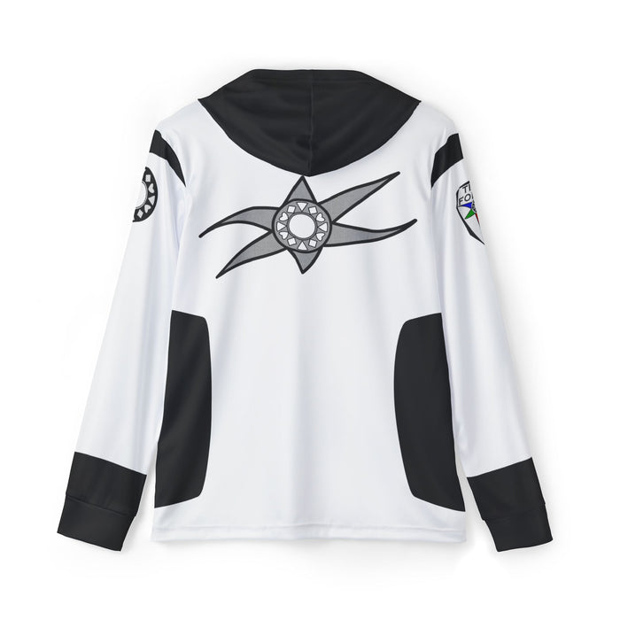 TimeForce "Civilian Suit" Hoodie (Full Print) Lightweight, Breathable, workout, pull over, fitness, Super Sentai Custom