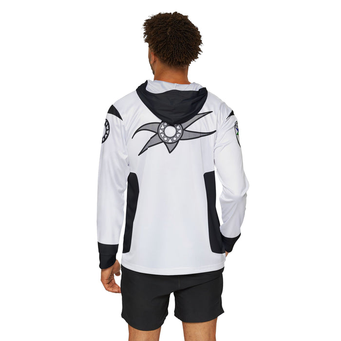TimeForce "Civilian Suit" Hoodie (Full Print) Lightweight, Breathable, workout, pull over, fitness, Super Sentai Custom