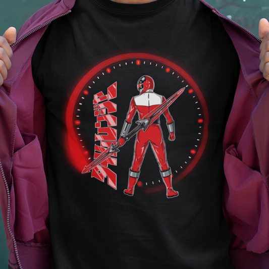 Timeranger Tee Custom Graphic Art Cosplay Shirts Rangers Retro Vintage 90s