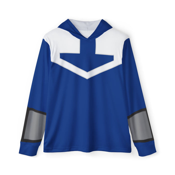 Timeranger Time Blue Hoodie (Full Print) Lightweight, Breathable, workout, pull over, fitness Hoodie Super Sentai Custom
