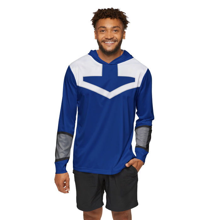 Timeranger Time Blue Hoodie (Full Print) Lightweight, Breathable, workout, pull over, fitness Hoodie Super Sentai Custom