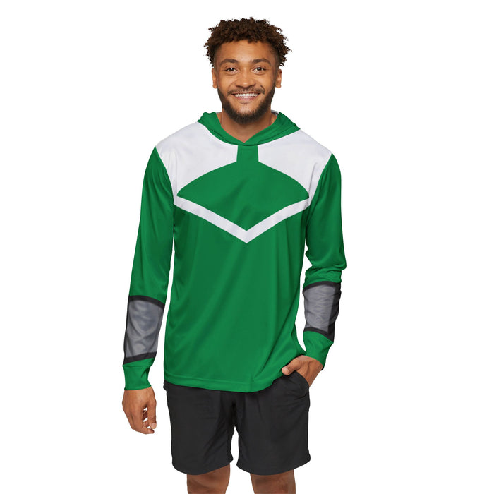 Timeranger Time Green Hoodie (Full Print) Lightweight, Breathable, workout, pull over, fitness Hoodie Super Sentai Custom