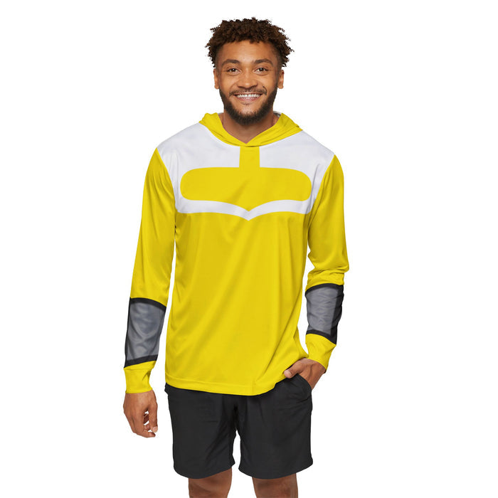 Timeranger Time Yellow Hoodie (Full Print) Lightweight, Breathable, workout, pull over, fitness Hoodie Super Sentai Custom