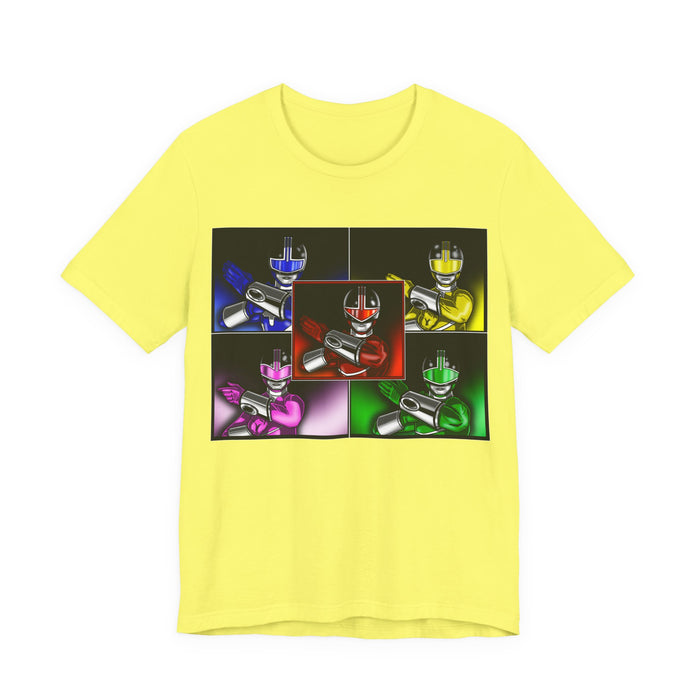 TimeRangers Tee Custom Graphic Art Cosplay Shirts Rangers Retro Vintage 90s