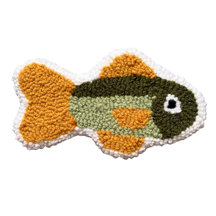 Tufted Fish Wall Hanging