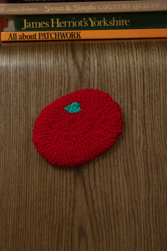 Tufted Tomato Wall Hanging