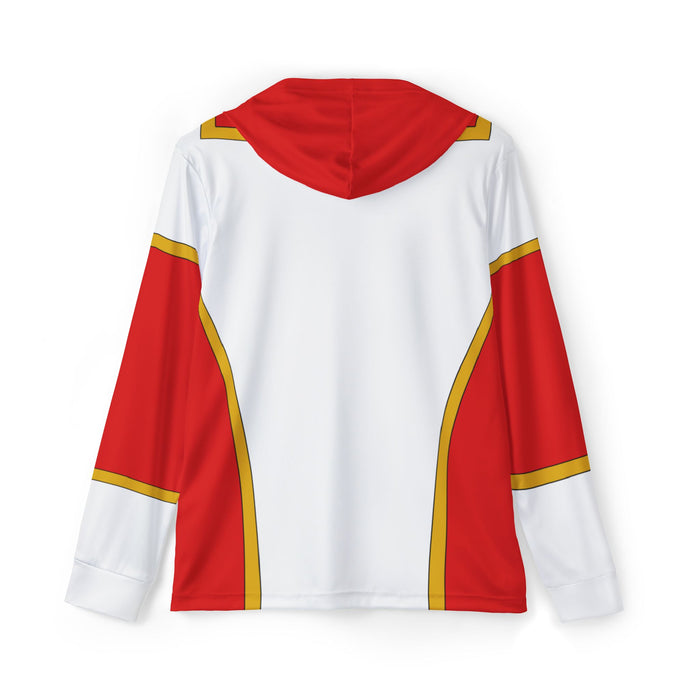 Turboranger Red Hoodie (Full Print) Super Sentai Custom Lightweight, Breathable, Workout, Pull over, Fitness, Retro