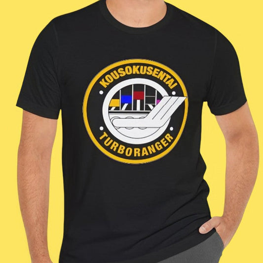 Turboranger Tee Super Sentai T Shirt Custom Graphic Art Cosplay Shirts Rangers Retro Vintage Tee