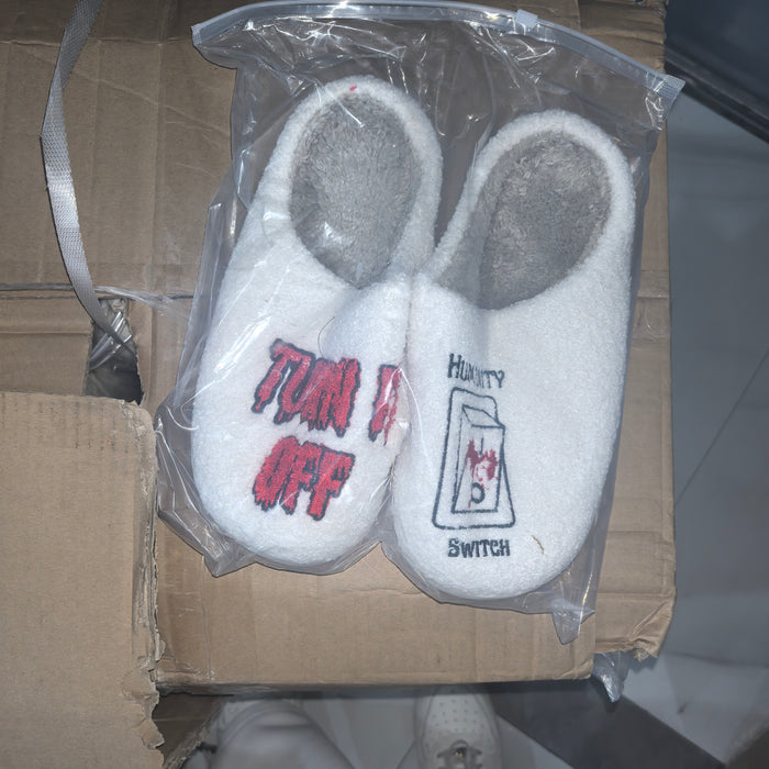 Turn it off slippers