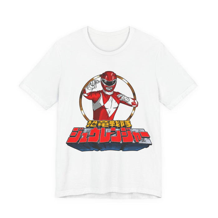 Tyranno Ranger Tee Super Sentai T Shirt Custom Graphic Art Cosplay Shirts Rangers Retro Vintage 90s