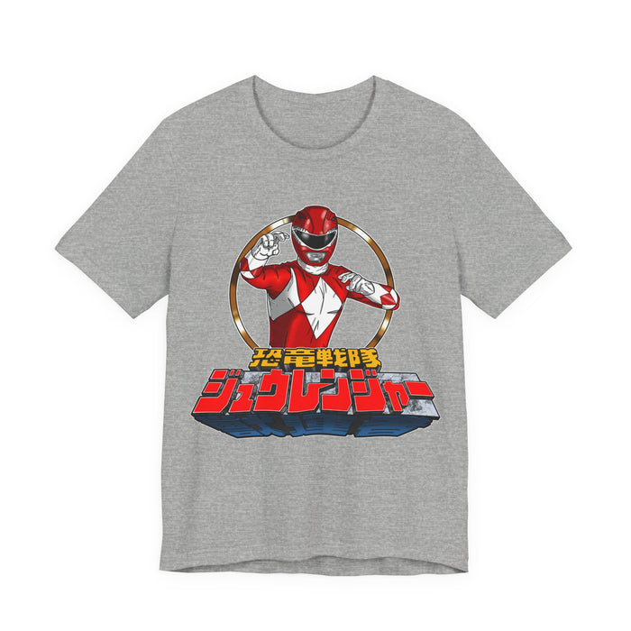 Tyranno Ranger Tee Super Sentai T Shirt Custom Graphic Art Cosplay Shirts Rangers Retro Vintage 90s
