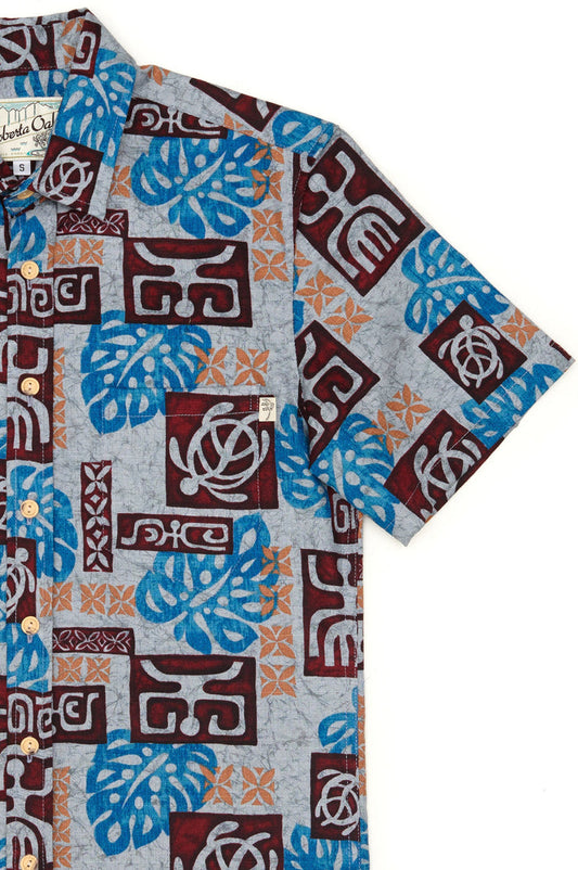 Vintage Bark Cloth Petroglyphs