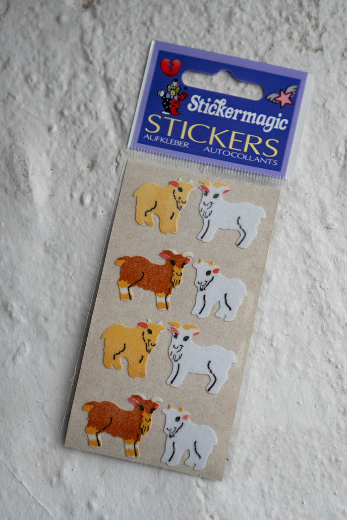 Vintage Sticker Strips - Mammals