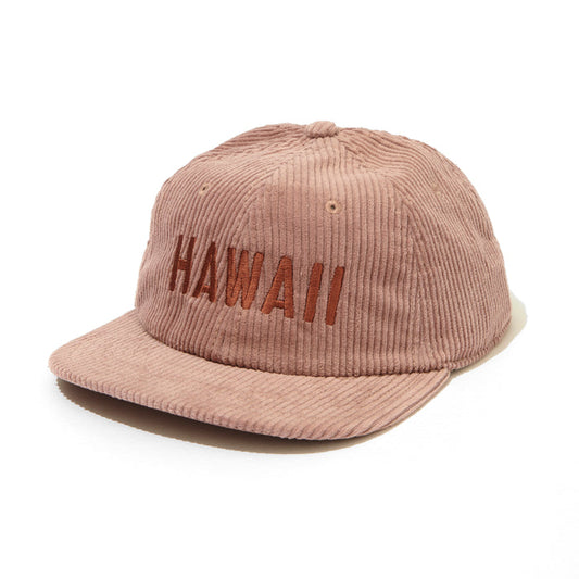 Vintage Varsity Hawaii Cord Hat - Blush