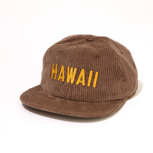 Vintage Varsity Hawaii Cord Hat - Walnut