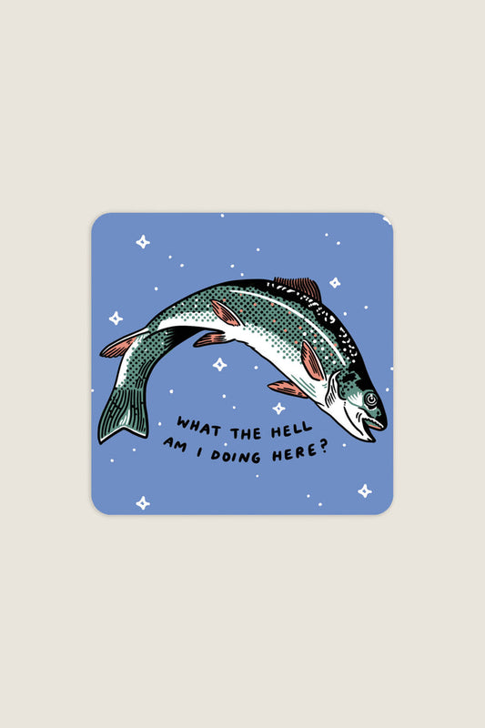 What The Hell Vinyl Sticker