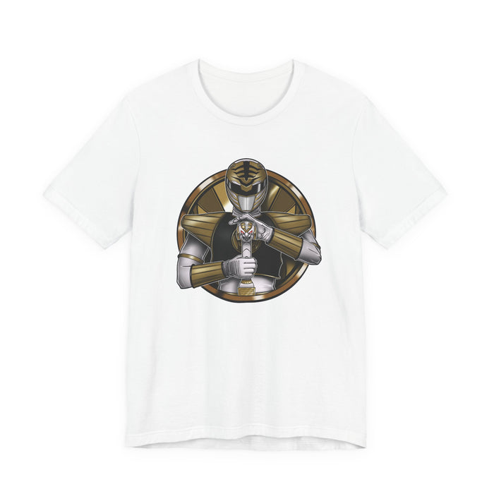 White Ranger Tee Super Sentai T Shirt Custom Graphic Art Cosplay Shirts  Retro Vintage 90s
