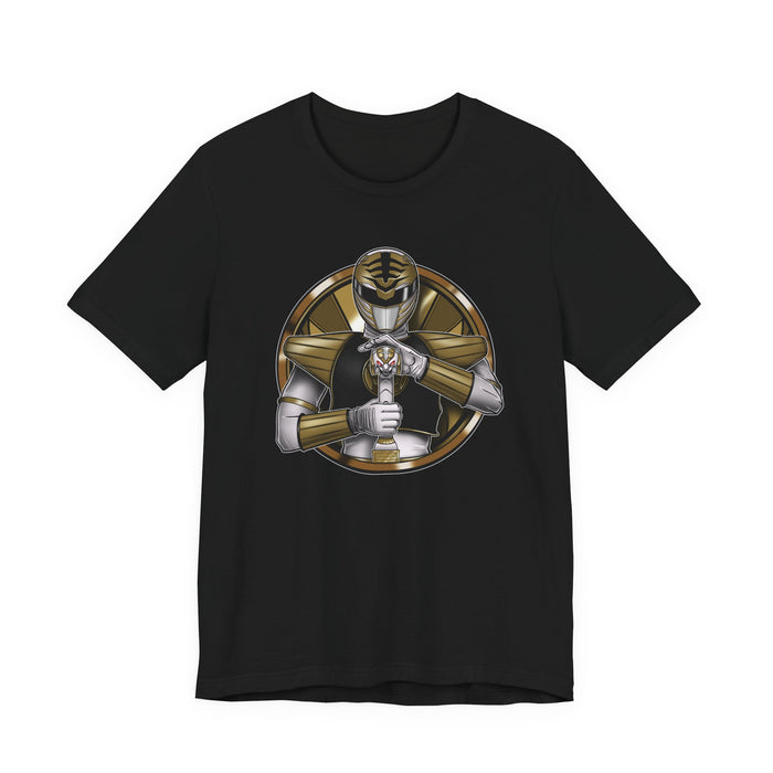 White Ranger Tee Super Sentai T Shirt Custom Graphic Art Cosplay Shirts  Retro Vintage 90s