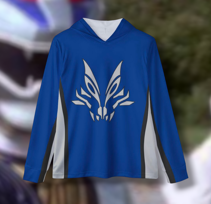 Wildforce Wolf Ranger Hoodie (Full Print) Lightweight, Breathable, workout, pull over, fitness Hoodie Super Sentai Custom