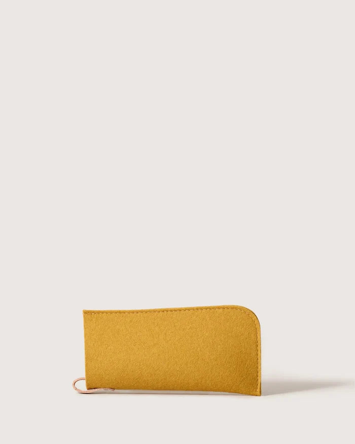 Wool Eyeglass Sleeve - Dijon
