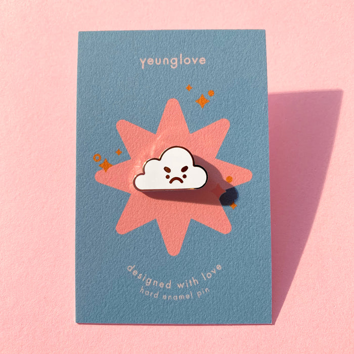 Yeunglove Moody Cloud Enamel Pin