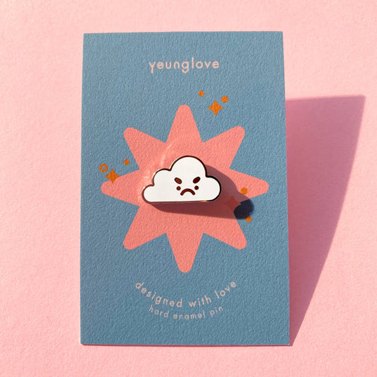 Yeunglove Moody Cloud Enamel Pin
