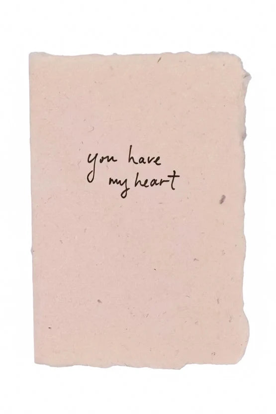 You Have My Heart Card