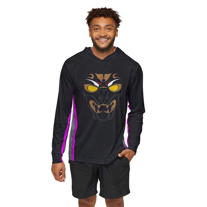 Zen Aku Dark Wolf Hoodie (Full Print) Lightweight, Breathable, workout, pull over, fitness Hoodie Super Sentai Custom