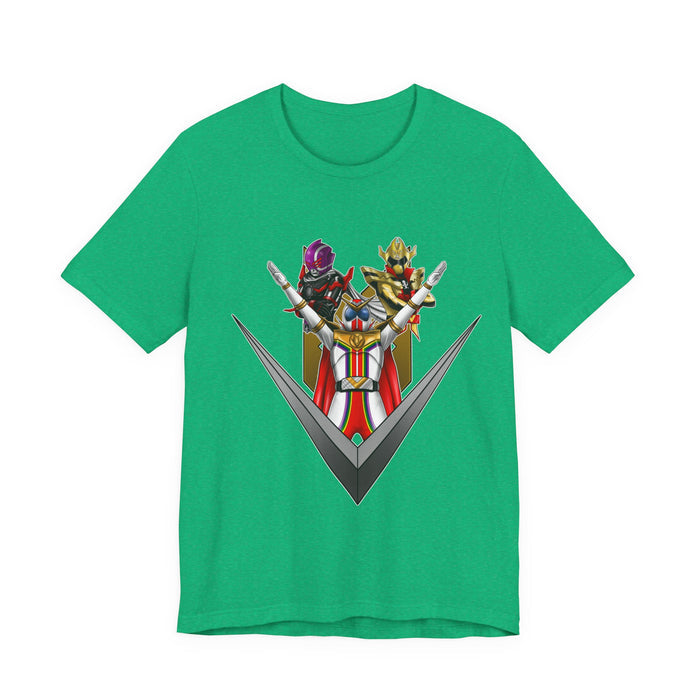 Zenkai Tee Super Sentai T Shirt Custom Graphic Art Cosplay Shirts Rangers Retro Vintage 90s
