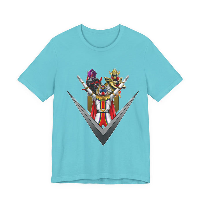 Zenkai Tee Super Sentai T Shirt Custom Graphic Art Cosplay Shirts Rangers Retro Vintage 90s