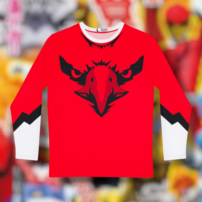 Zyuohger Zyuoh Eagle Long Sleeve Shirt (Full Print) Custom Graphic Art Cosplay Shirts Rangers Retro Vintage 90s