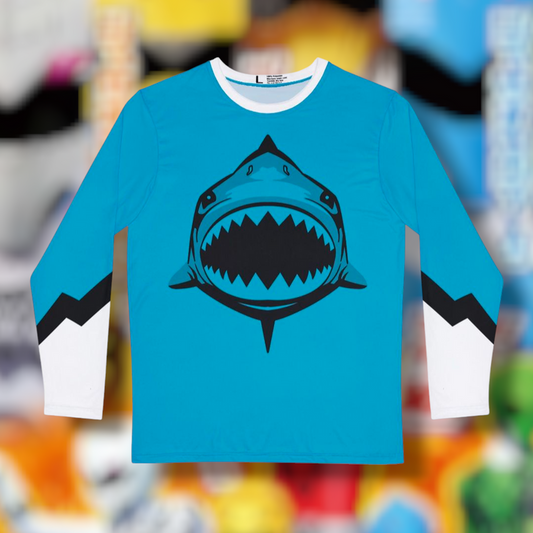 Zyuohger Zyuoh Shark Long Sleeve Shirt (Full Print) Custom Graphic Art Cosplay Shirts Rangers Retro Vintage 90s