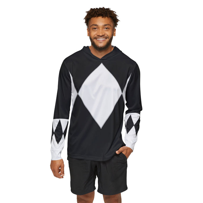 Zyuranger Black Mammoth Hoodie (Full Print) Super Sentai Lightweight, Breathable, workout, pull over, fitness Hoodie Super Sentai Custom