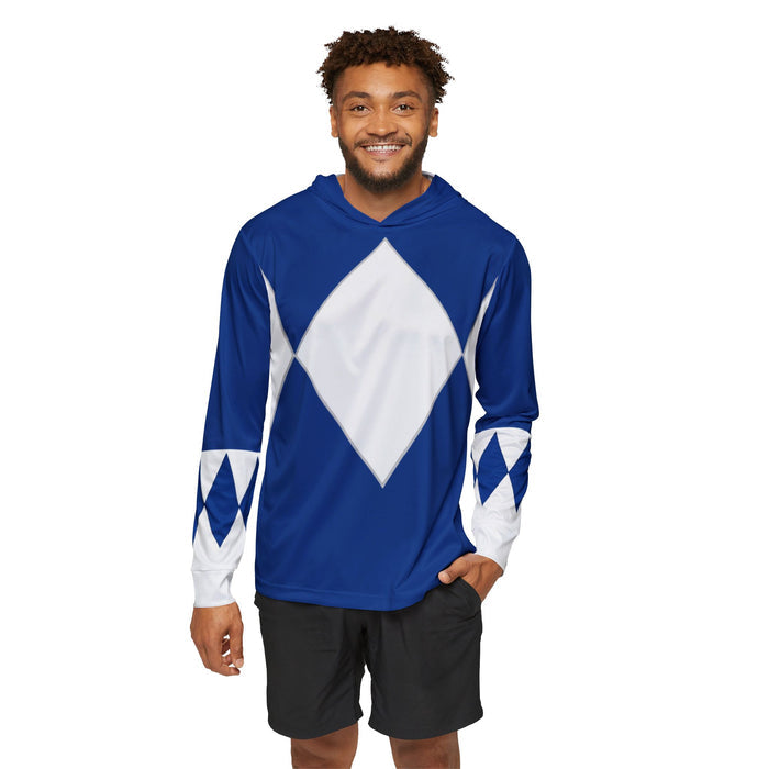 Zyuranger Blue Hoodie (Full Print) Super Sentai Lightweight, Breathable, workout, pull over, fitness Hoodie Super Sentai Custom