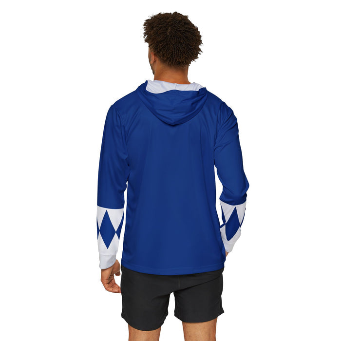 Zyuranger Blue Hoodie (Full Print) Super Sentai Lightweight, Breathable, workout, pull over, fitness Hoodie Super Sentai Custom
