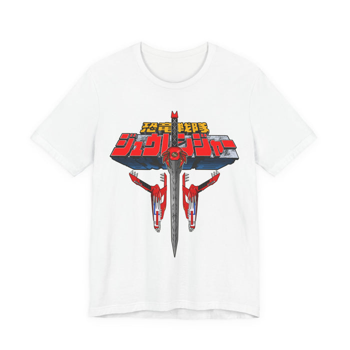 Zyuranger Gear Tee Super Sentai T Shirt Custom Graphic Art Cosplay Shirts Rangers Retro Vintage 90s
